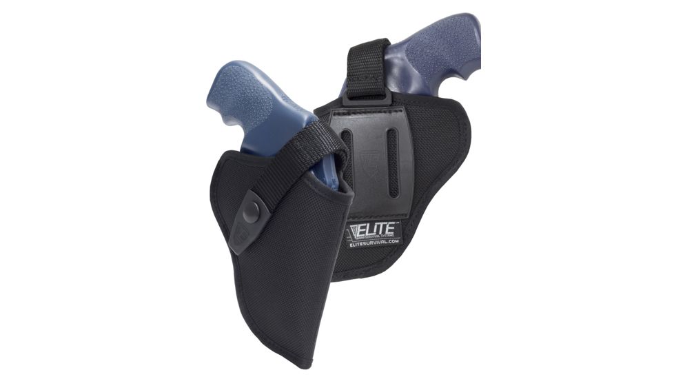Elite Survival Systems Duratek Belt Holster, fits full size autos with light/laser, Left Hand, Black, 12L, DTBH12XL-RH