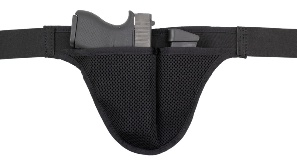 Elite Survival Systems Elite Crotch Carry Holster, Right Hand, Small, Black, 7110-SM-RH