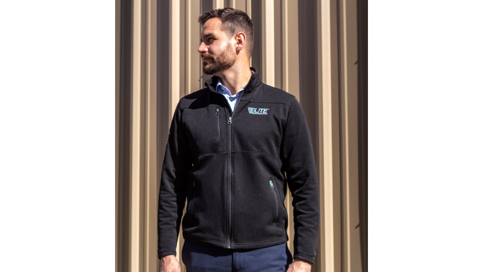 Elite Survival Systems Elite Fleece Lined Jacket, Black, Small, EFJ-B-SM