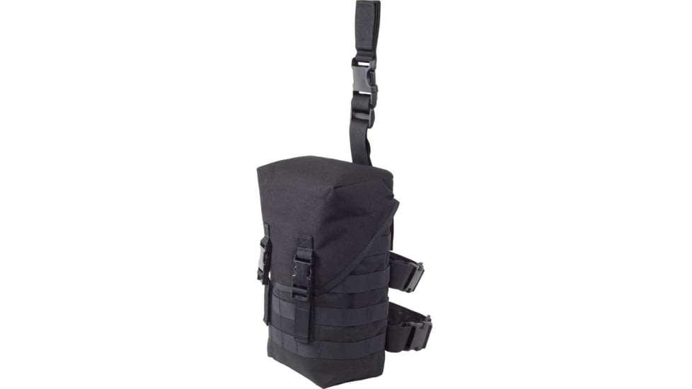 Elite Survival Systems Can-Ready Gas Mask Pouches, Thigh Carry