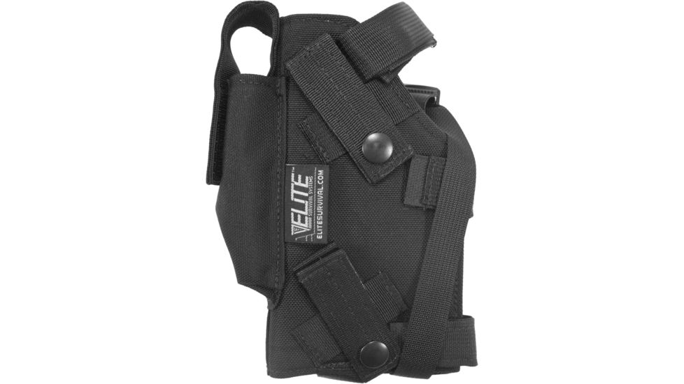 Elite Survival Systems Modular Holster, Right Hand, Black - Beretta 92/96 &amp; Similar 7691-B-RH