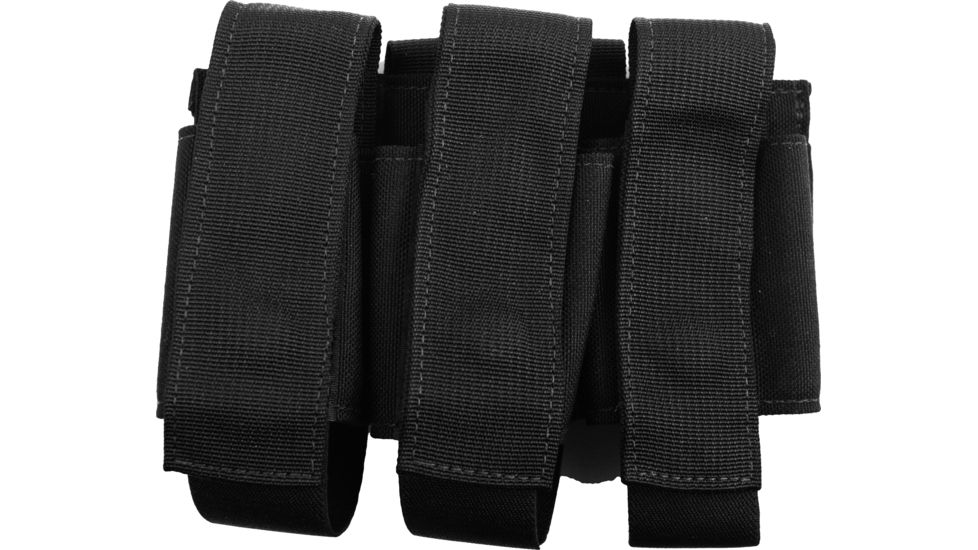 Elite Survival Systems MOLLE Triple Grenade Pouch, Black ME183-B
