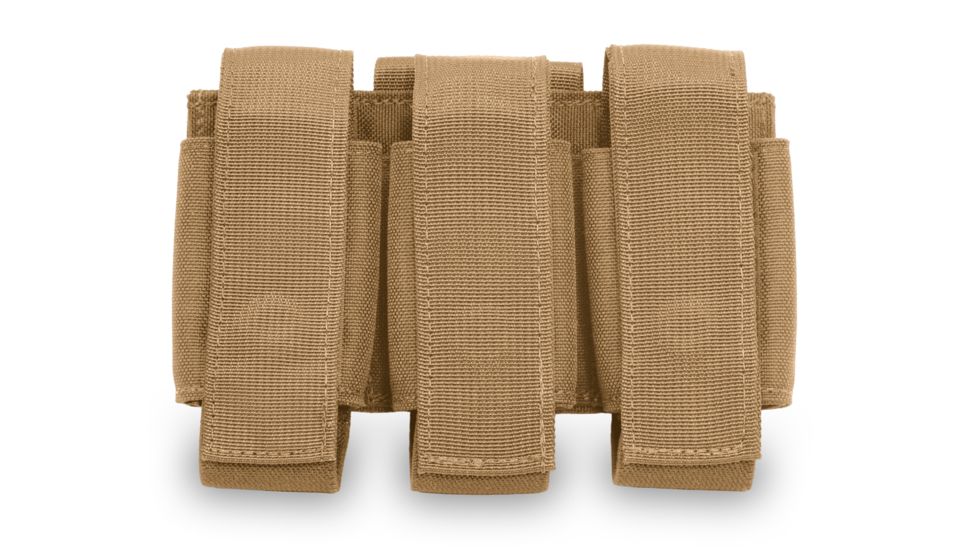 Elite Survival Systems MOLLE Triple Grenade Pouch, Coyote Tan ME183-T