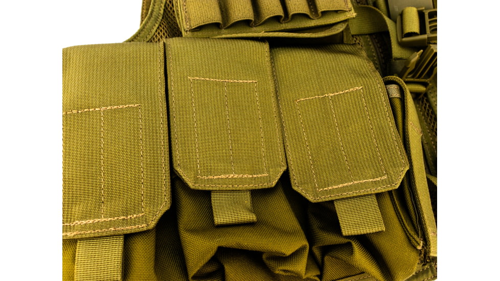 Elite Survival Systems MVP Commandant Tactical Holster Vest, Right Hand Holster, Coyote Tan MVP020103-T