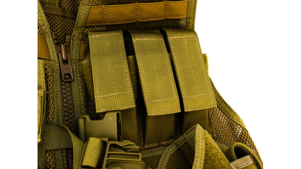 Elite Survival Systems MVP Commandant Tactical Holster Vest, Right Hand Holster, Coyote Tan MVP020103-T