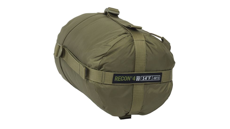 Elite Survival Systems Recon 4 Sleeping Bag, Coyote Tan, Rated to 14 Degrees Fahrenheit, RECON4-T