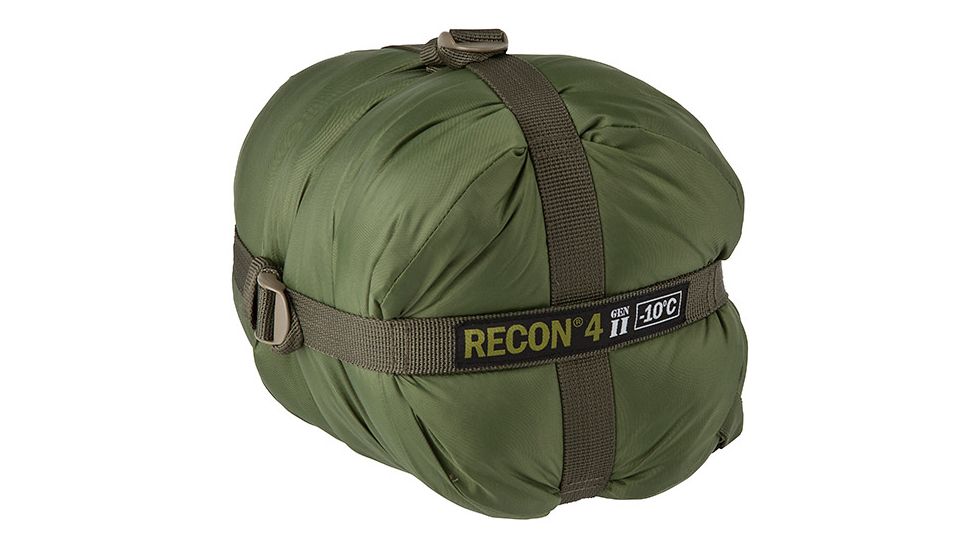 Elite Survival Systems Recon 4 Sleeping Bag, Olive Drab, Rated to 14 Degrees Fahrenheit, Olive Drab, 4 RECON4-OD