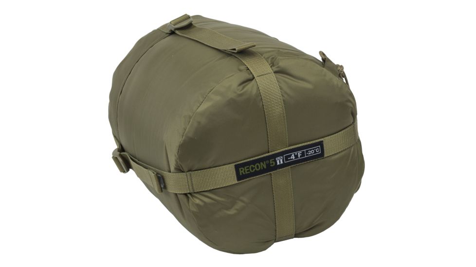 Elite Survival Systems Recon 5 Sleeping Bag, Coyote Tan, Rated to -4 Degrees Fahrenheit, RECON5-T