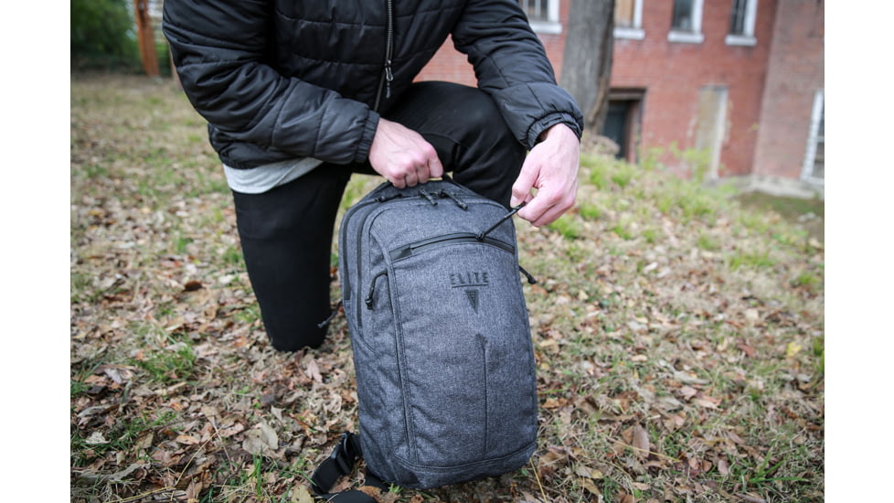 Elite Survival Systems Smokescreen CCW Slingpack w/Armor Panel, Black, 7720-G3-B-A