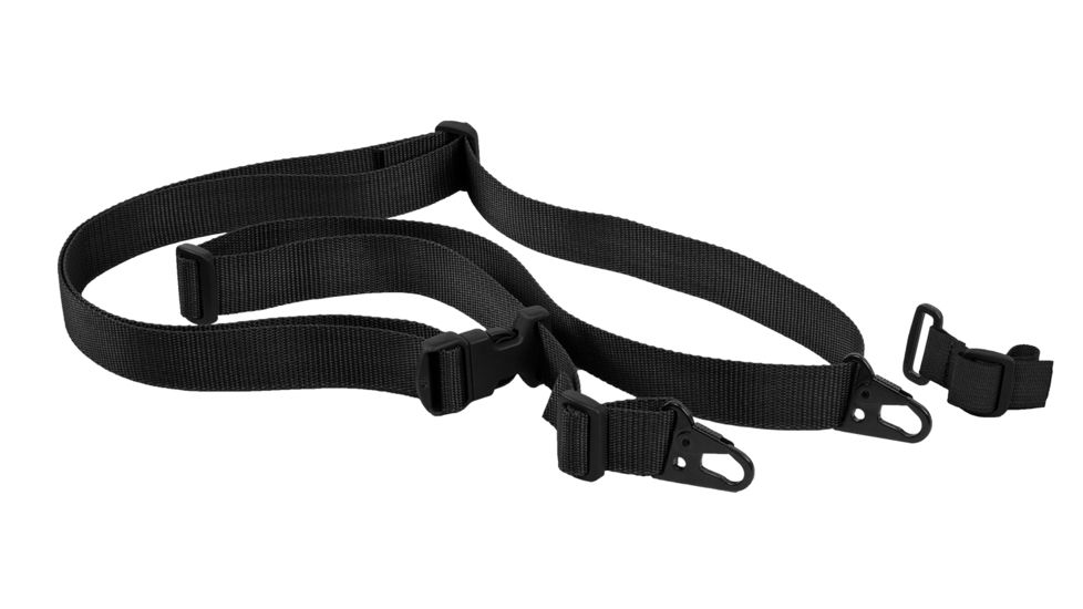 Elite Survival Systems Universal 3 Point Tactical Sling, Black, Universal, QTS-U-B