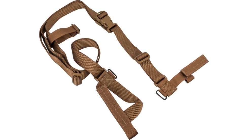Elite Survival Systems Universal 3 Point Tactical Sling, Coyote Tan, Universal, QTS-U-T
