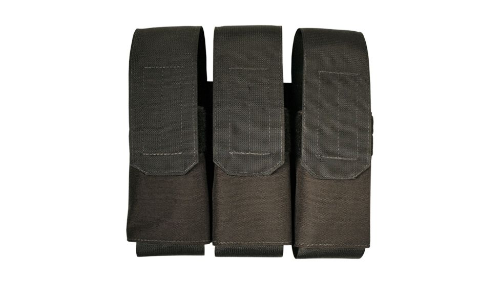 Elite Survival Systems Velcro Attach Triple 5.56/.223 Magazine Pouch, Black HL-103-B
