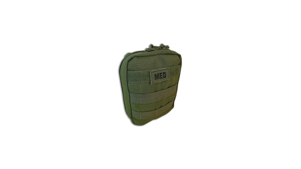 Elite Tactical Elite Tactical First Aid Tactical Trauma Kit #1 OD Green, OD Green, adult, BHQ-94553