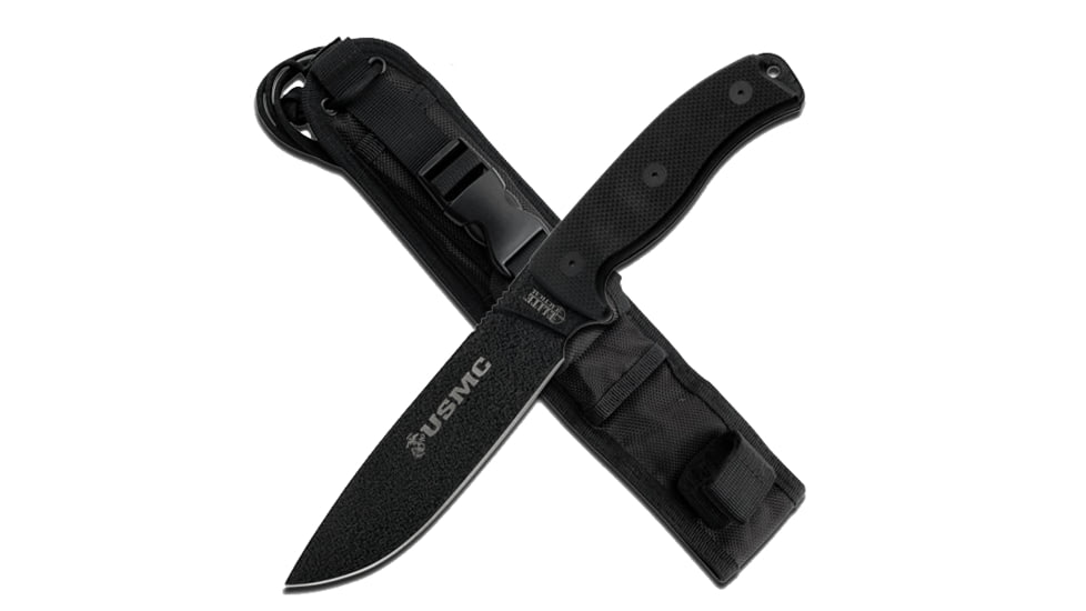 Elite Tactical Marine Fixed Blade, Black M 1021BK