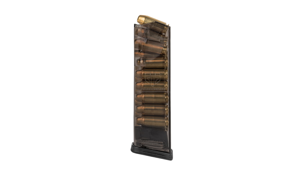 Elite Tactical Systems Glock 22/23/24/27, .40 S&amp;W, 16 Round Pistol Magazine, Carbon Smoke, 1 Pack, SMK-GLK-22