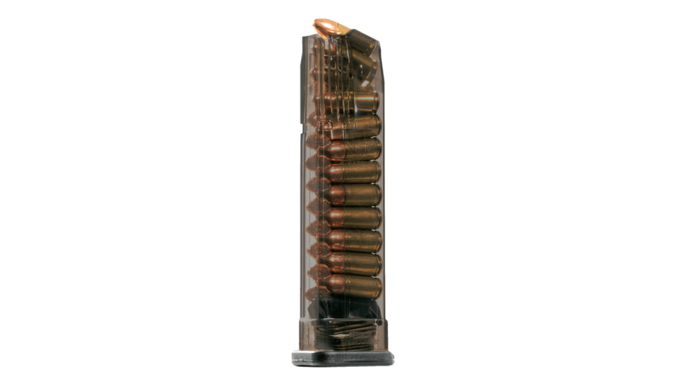 Elite Tactical Systems Carbon Smoke S&amp;W M&amp;P, 9mm, 22 Round Pistol Magazine, Black, SMK-SW9-MP-21
