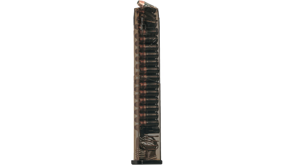Elite Tactical Systems Carbon Smoke Series Glock 21/30/41 Pistol Magazine, .45 ACP, 30 Round, Carbon Smoke, 1 Pack, Polymer, SMK-GLK-21-30-30RD