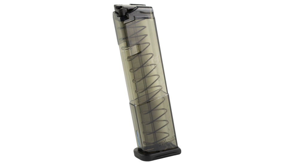 Elite Tactical Systems Carbon Smoke Series Glock 43 9mm 12 Round Pistol Magazine, Carbon Smoke, SMK-GLK-43-12-12RD
