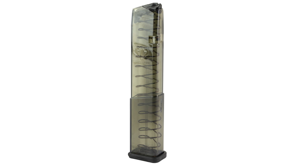 Elite Tactical Systems Carbon Smoke Series Glock 43X/28 9mm 19 Round Pistol Magazine, Carbon Smoke, SMK-GLK-43X-19-19RD