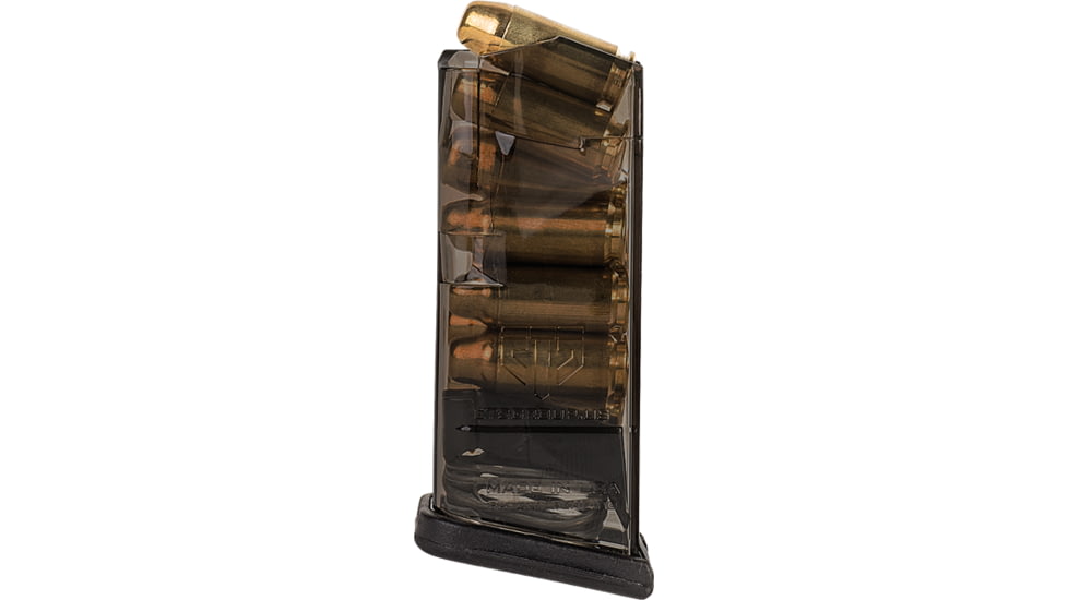 Elite Tactical Systems Pistol Magazine, Glock 27, .40 MAG, 9-Round, Carbon Smoke, SMK-GLK-27-9RD