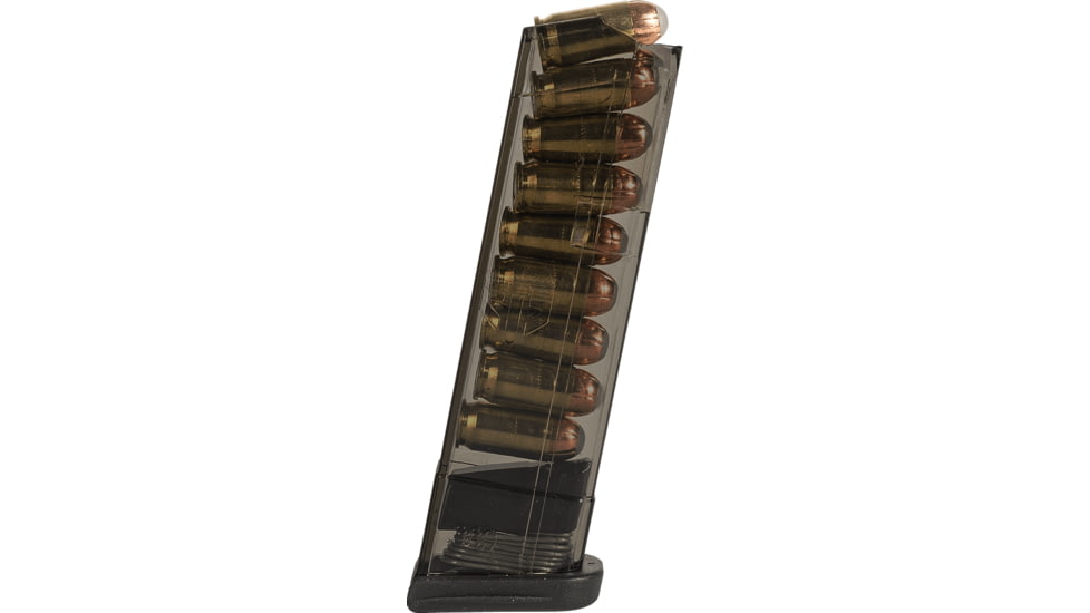 Elite Tactical Systems Pistol Magazine, Glock 42, .380 ACP, 9-Round, Carbon Smoke, SMK-GLK-42-9-9RD