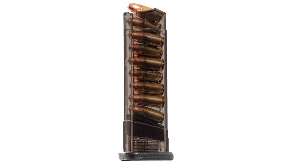 Elite Tactical Systems Pistol Magazine, Smith &amp; Wesson M&amp;P 9 Shield, 9mm, 9-Round Extended, Carbon Smoke, SMK-SW9-SHD-9-9RD