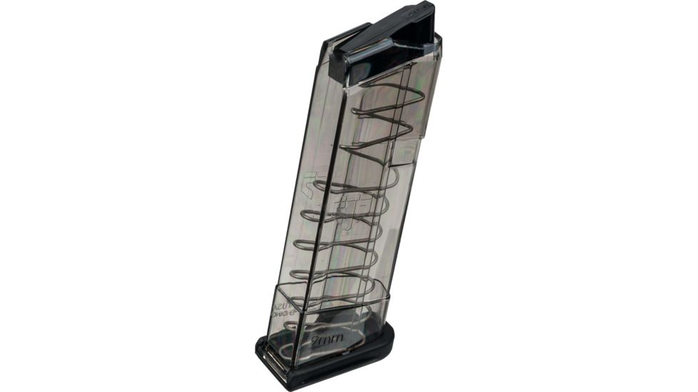 Elite Tactical Systems Glock 43 Pistol Magazine, 9, Smoke, GLK-43-9-9RD