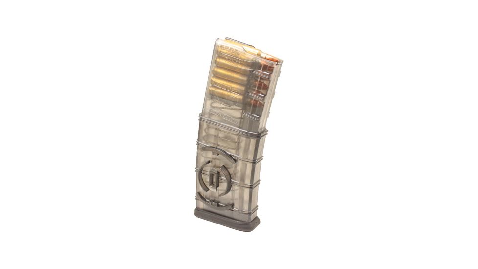 Elite Tactical Systems Magazine Ar15 5.56x45 10 Round Translucent Polymer W/coupler