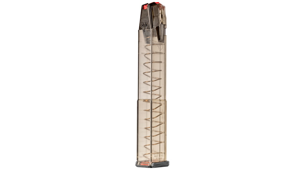 Elite Tactical Systems Omega Glock 17/18/19/26/34/45 9mm 30 Round Pistol Magazine, Extended, OMG-GLK-18-30RD