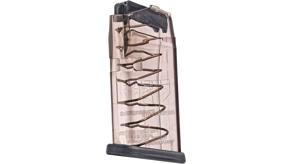 Elite Tactical Systems Translucent Magazine, Glock 29, 10mm, 10-Round, Smoke, GLK-29