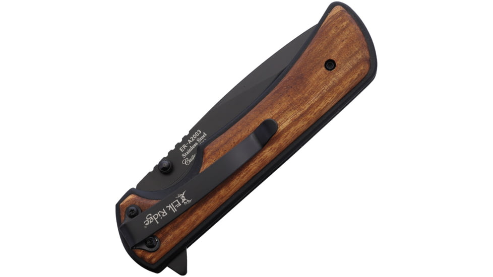 Elk Ridge Linerlock A/O Black, ERA2003BK