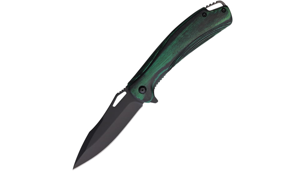 Elk Ridge Linerlock A/O Green, ERA2002GN