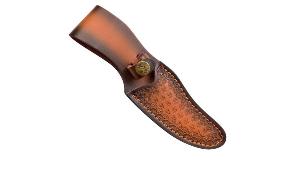 Elk Ridge Persian Fixed Blade Knife, 3 in, Damascus Steel, Brown, ER-299RDM