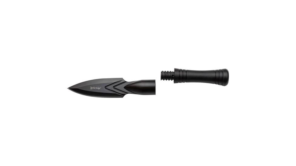 Elk Ridge Spire Fine Edge Fixed Blade Knife, 4.25in, Stainless Steel 3CR14MoV, Spear Point, Black Handle, ER-SP002BK