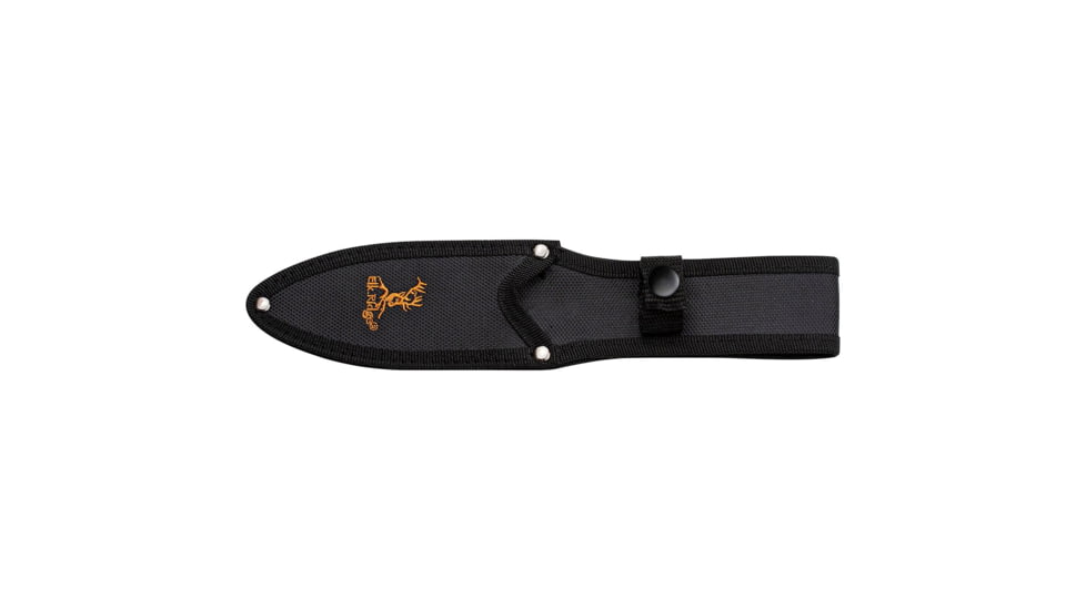 Elk Ridge Spire Fine Edge Fixed Blade Knife, 4.25in, Stainless Steel 3CR14MoV, Spear Point, Black Handle, ER-SP002BK