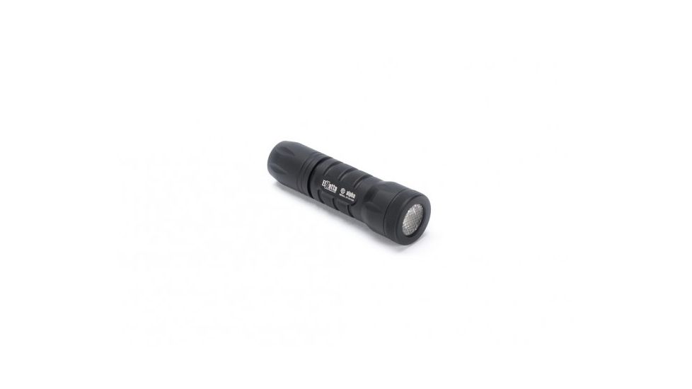 Alpha 1-Cell LED Flashlight,Black,415 Lumens w/Standard Bezel Ring,Flood Lens,Click Tailcap