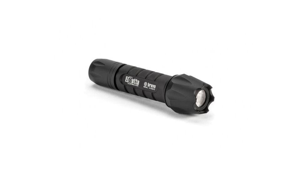 Bravo 2-Cell LED Flashlight,Black,235 Lumens w/Crenallated Bezel,M60,Hi/Lo Click Switch