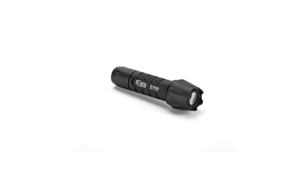 Bravo 2-Cell LED Flashlight,Black,235 Lumens w/Crenallated Bezel,M60,Rotary Switch