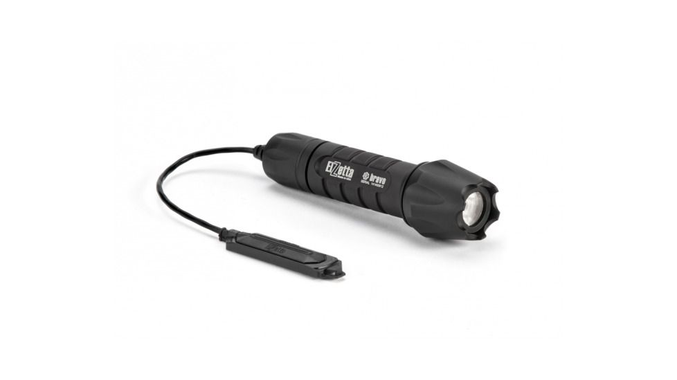 Bravo 2-Cell LED Flashlight,Black,235 Lumens w/Crenallated Bezel,M60,Tape Switch,6in