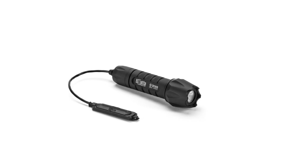 Bravo 2-Cell LED Flashlight,Black,235 Lumens w/Crenallated Bezel,M60F,Tape Switch,6in