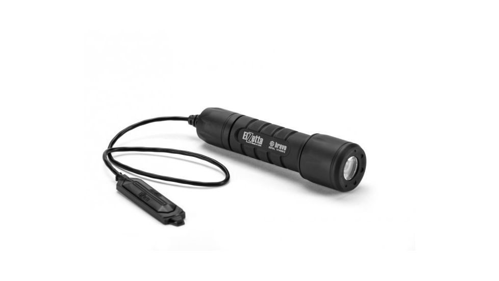 Bravo 2-Cell LED Flashlight,Black,235 Lumens w/Lowpro Bezel,M60,Tape Switch,12in