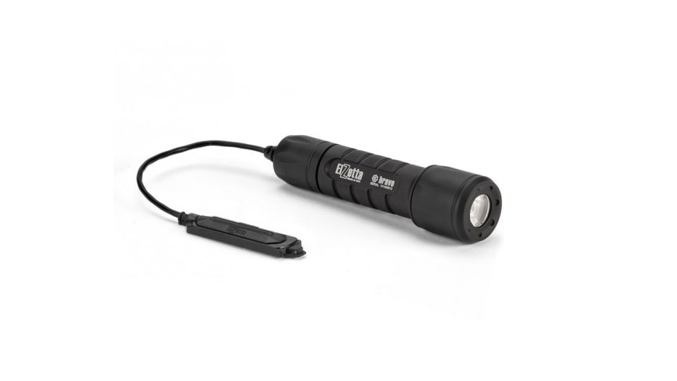 Bravo 2-Cell LED Flashlight,Black,235 Lumens w/Lowpro Bezel,M60,Tape Switch,5in