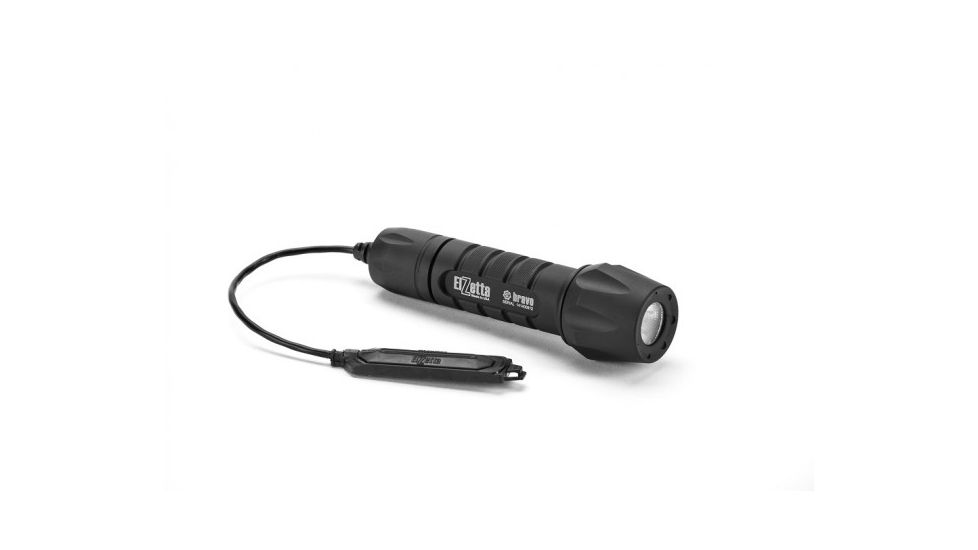 Bravo 2-Cell LED Flashlight,Black,235 Lumens w/Standard Bezel,M60F,Tape Switch,6in