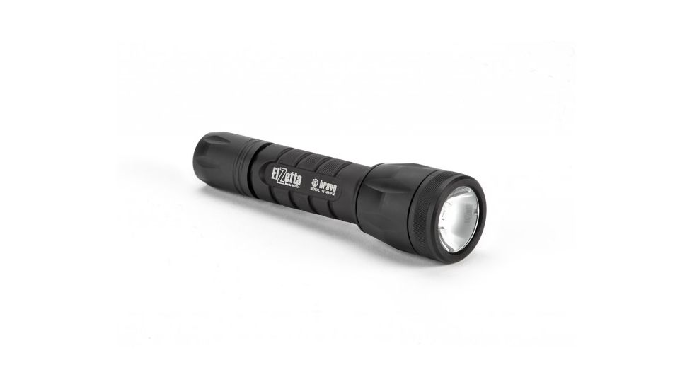 Bravo 2-Cell LED Flashlight,Black,650 Lumens w/Standard Bezel Ring,High Output Avs Head,High/Strobe Tailcap