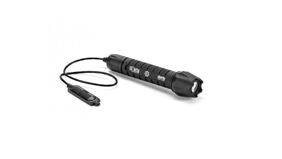 Charlie 3-Cell LED Flashlight,Black,235 Lumens w/Crenallated Bezel,M60,Tape Switch,12in