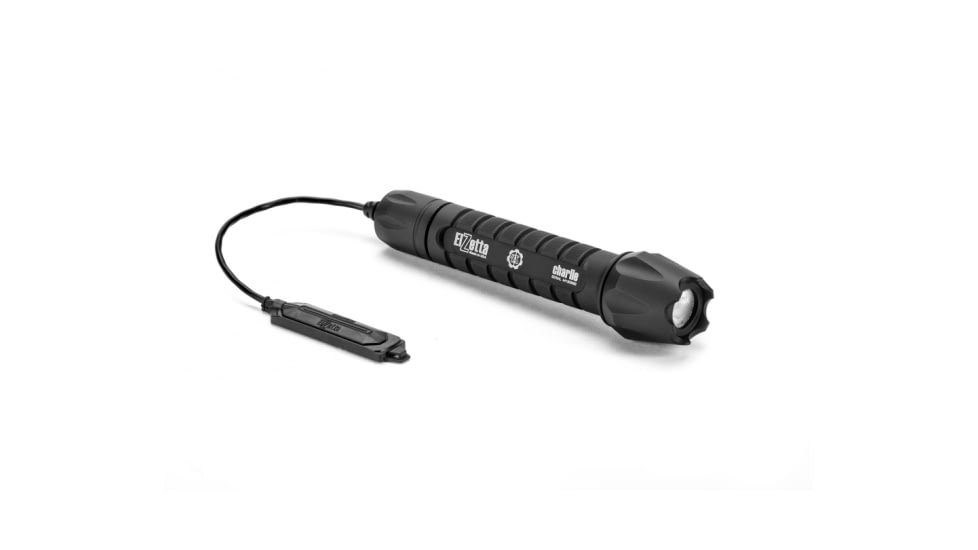 Charlie 3-Cell LED Flashlight,Black,235 Lumens w/Crenallated Bezel,M60F,Tape Switch,6in