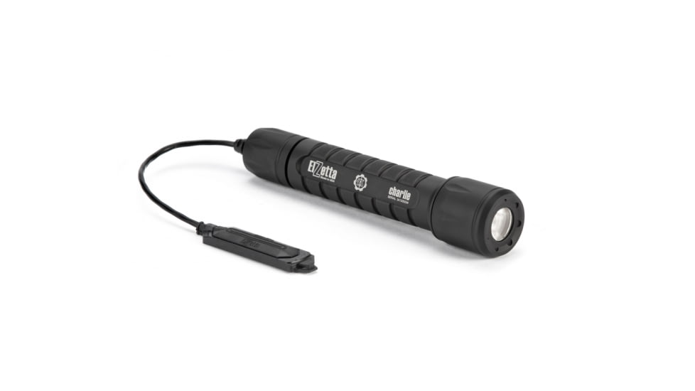 Charlie 3-Cell LED Flashlight,Black,235 Lumens w/Lowpro Bezel,M60,3-Cell,Tape Switch,5in