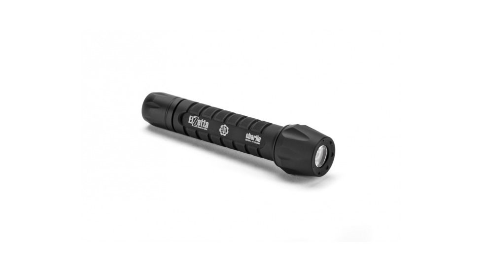 Charlie 3-Cell LED Flashlight,Black,235 Lumens w/Standard Bezel,M60,Rotary Switch