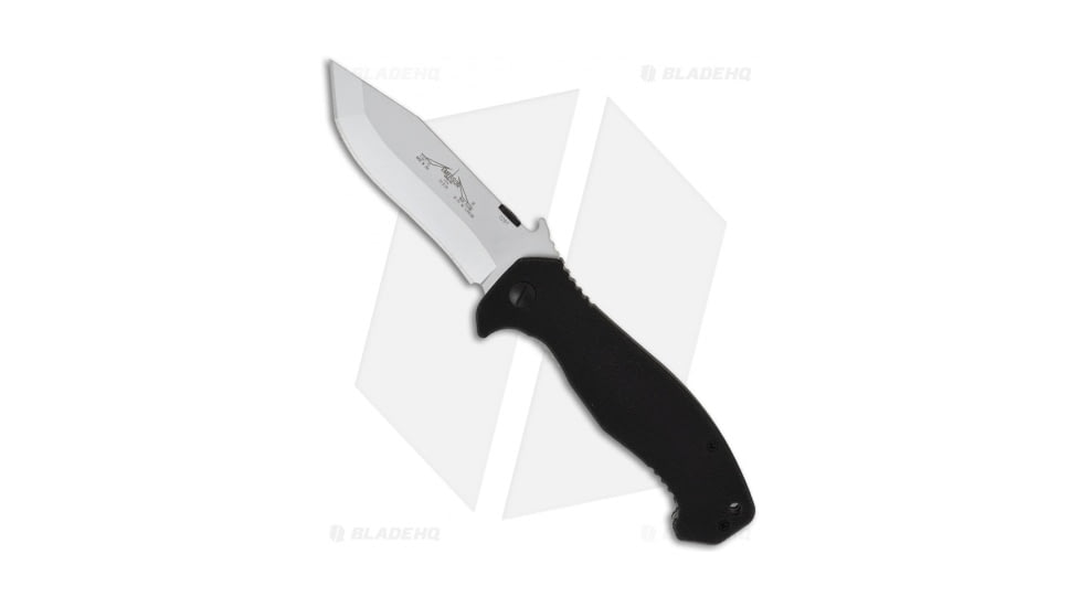 Emerson CQC-15 SF Folding Knife, 3.875in, 154CM, Tanto Blade, G10 Black Handle, w/ Wave, Steel/Black, 8.875in, BHQ-4288