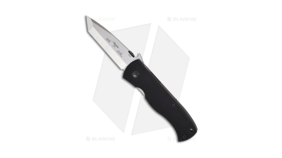 Emerson CQC-7BW SF Folding Knife, 3.30in, 154CM, Tanto Blade, G10 Black Handle, Gray/Black, 8.00in, BHQ-9800